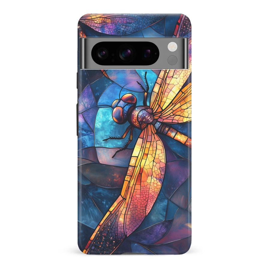 Enchanting Dragonfly Stained Glass Phone Case