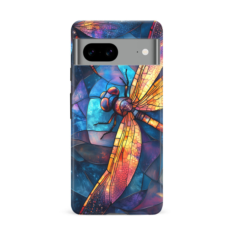 Enchanting Dragonfly Stained Glass Phone Case