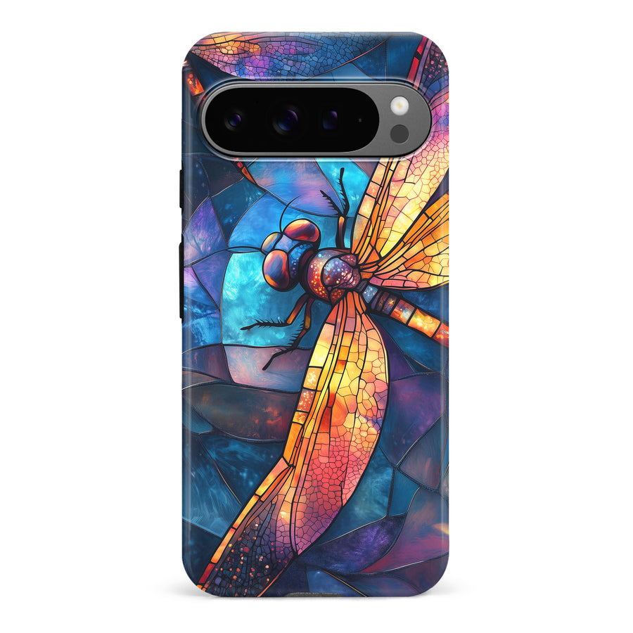 Enchanting Dragonfly Stained Glass Phone Case