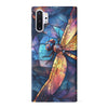 Samsung Galaxy Note 10 Plus Enchanting Dragonfly Stained Glass Phone Case