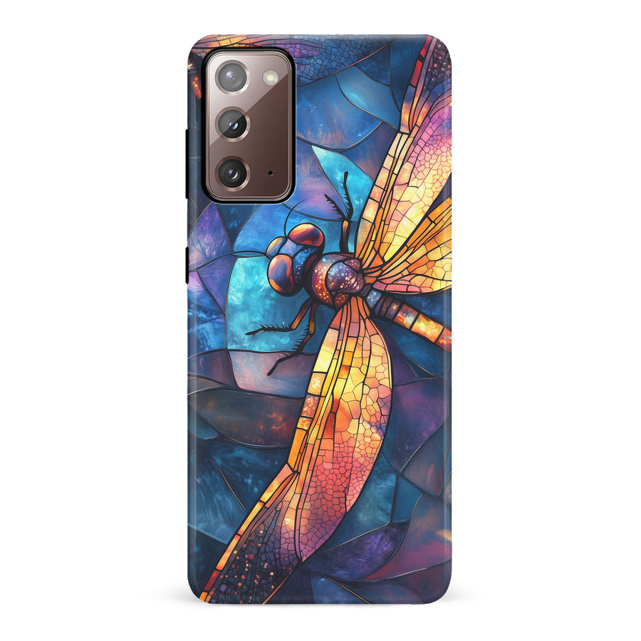 Enchanting Dragonfly Stained Glass Phone Case