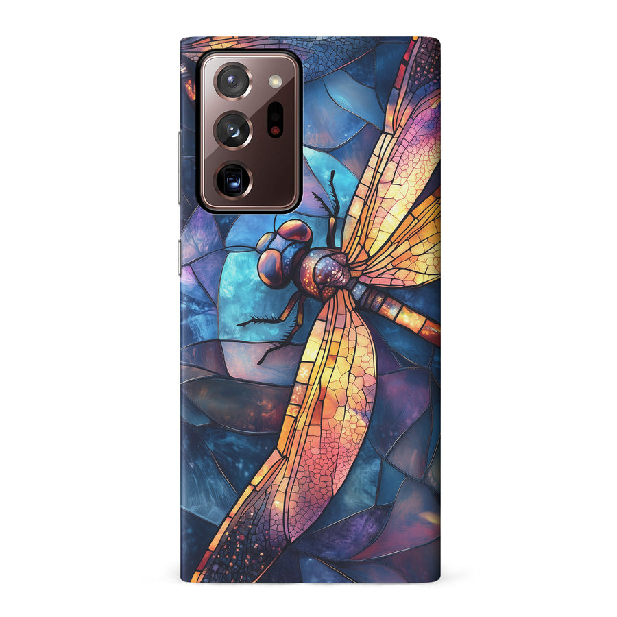 Enchanting Dragonfly Stained Glass Phone Case