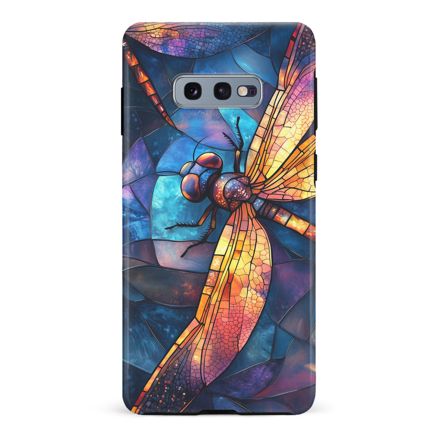 Enchanting Dragonfly Stained Glass Phone Case