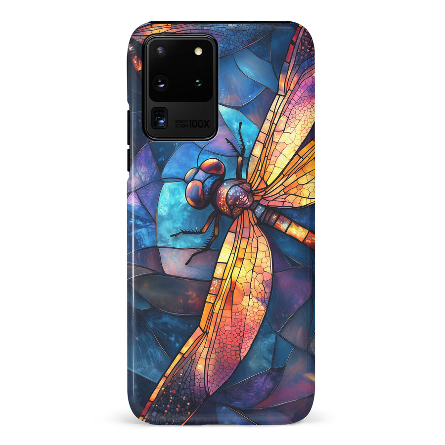 Enchanting Dragonfly Stained Glass Phone Case