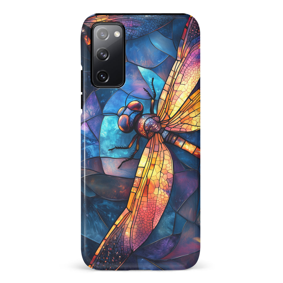 Enchanting Dragonfly Stained Glass Phone Case