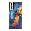 Samsung Galaxy S22 Plus Enchanting Dragonfly Stained Glass Phone Case