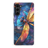 Samsung Galaxy S23 Plus Enchanting Dragonfly Stained Glass Phone Case