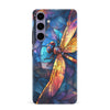 Samsung Galaxy S24 Plus Enchanting Dragonfly Stained Glass Phone Case