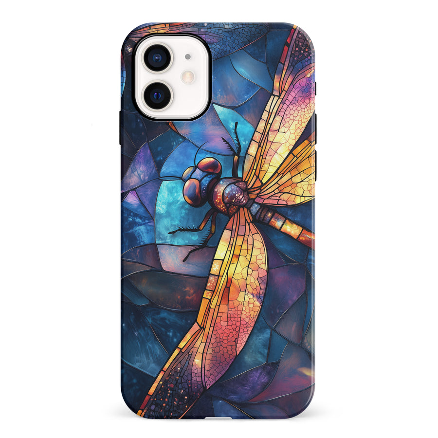 Enchanting Dragonfly Stained Glass Phone Case