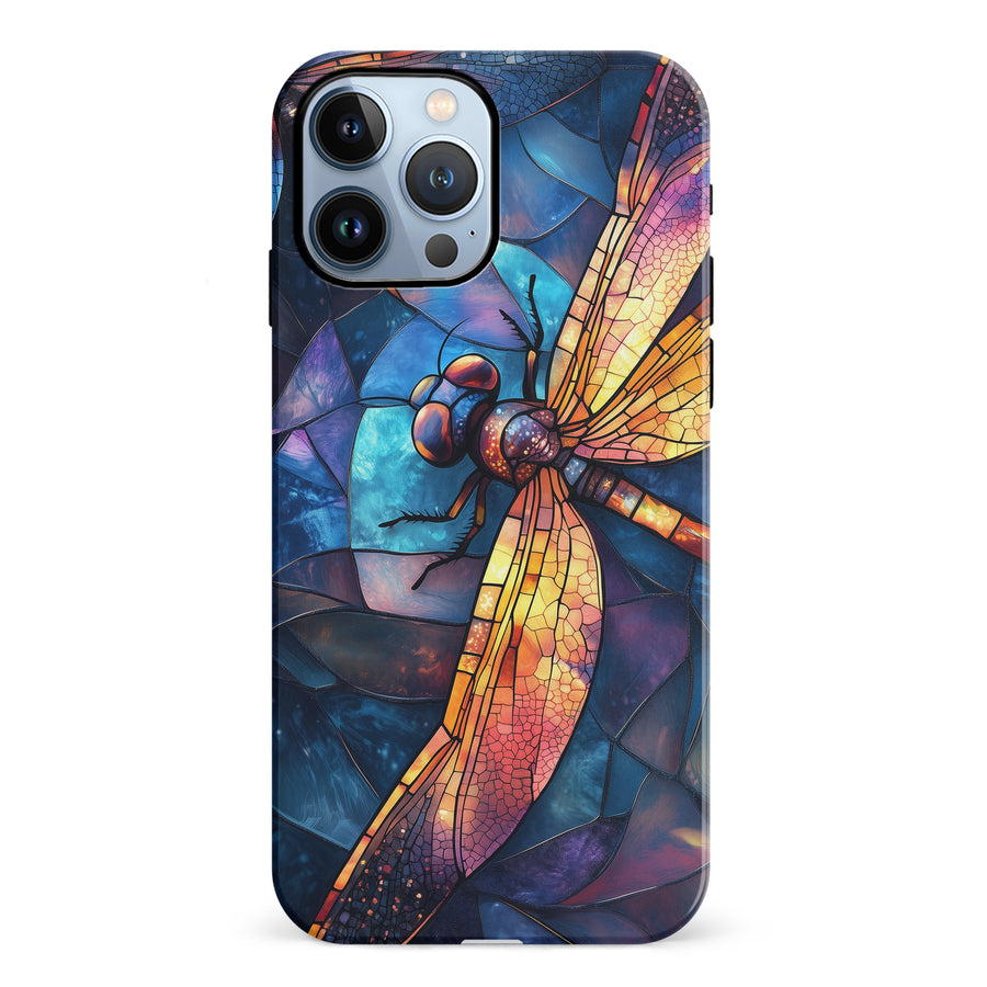 Enchanting Dragonfly Stained Glass Phone Case