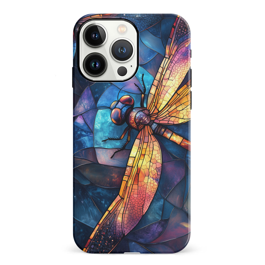 Enchanting Dragonfly Stained Glass Phone Case