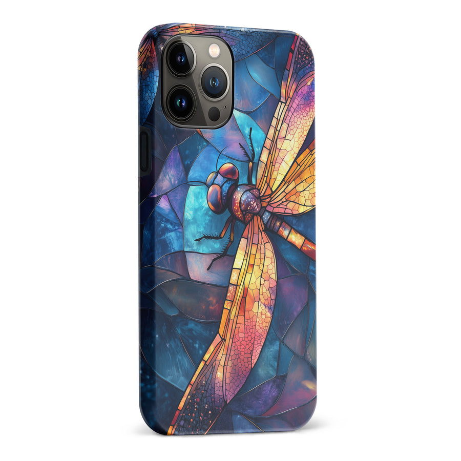 Enchanting Dragonfly Stained Glass Phone Case