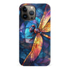 iPhone 14 Plus Enchanting Dragonfly Stained Glass Phone Case