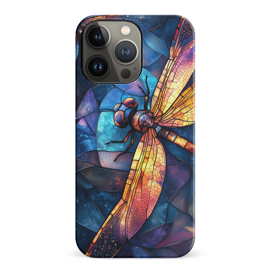 Enchanting Dragonfly Stained Glass Phone Case