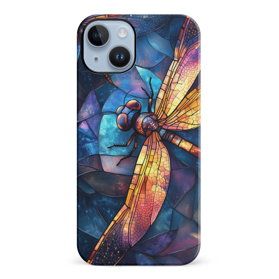 Enchanting Dragonfly Stained Glass Phone Case