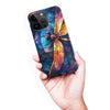  Enchanting Dragonfly Stained Glass Phone Case