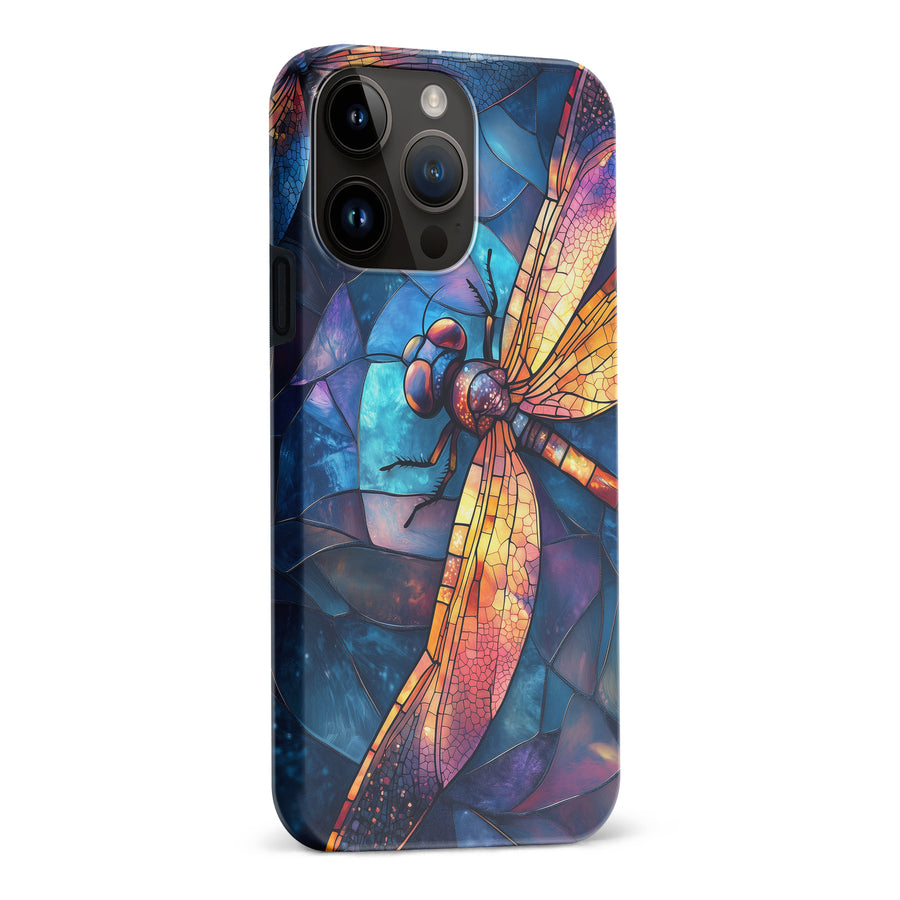 Enchanting Dragonfly Stained Glass Phone Case