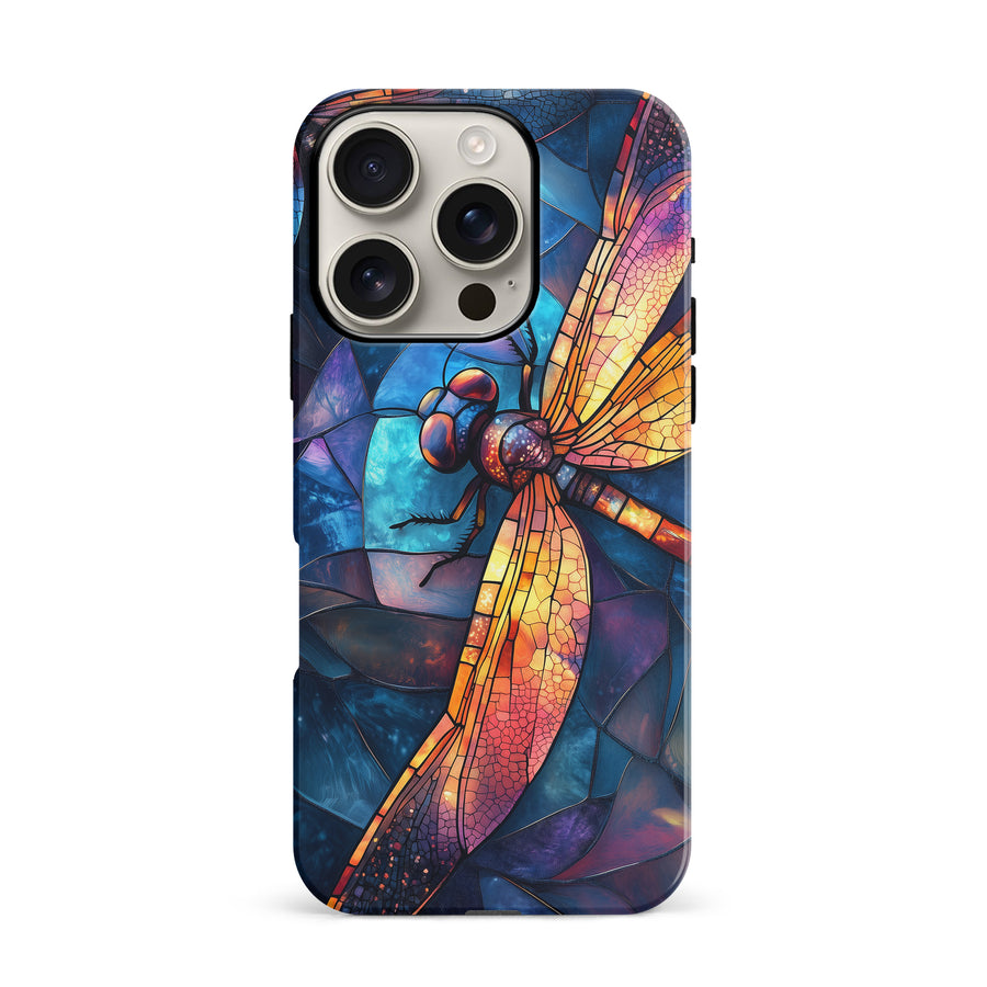 Enchanting Dragonfly Stained Glass Phone Case