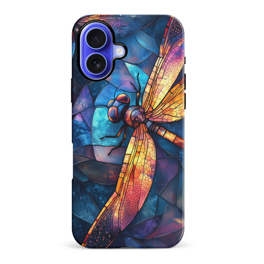 Enchanting Dragonfly Stained Glass Phone Case