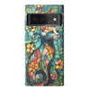 Google Pixel 6 Pro Elegant Cat Stained Glass Phone Case