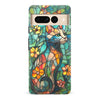 Google Pixel 7 Pro Elegant Cat Stained Glass Phone Case
