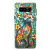 Samsung Galaxy Note 8 Elegant Cat Stained Glass Phone Case