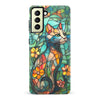 Samsung Galaxy S22 Plus Elegant Cat Stained Glass Phone Case