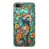 iPhone 7/8/SE Elegant Cat Stained Glass Phone Case