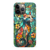 iPhone 13 Pro Max Elegant Cat Stained Glass Phone Case