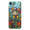 Google Pixel 3A XL Smiling Lucky Cat Stained Glass Phone Case