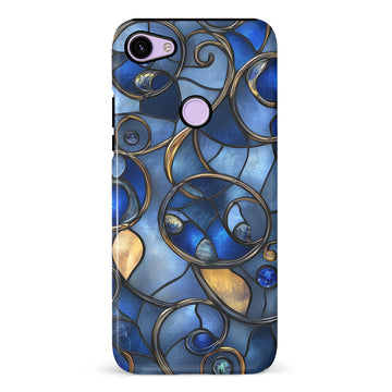 Oceanic Waves Stained Glass Phone Case