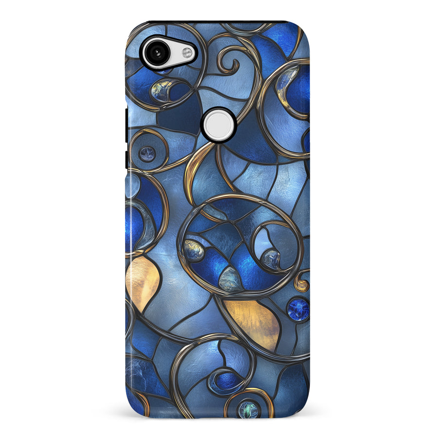 Oceanic Waves Stained Glass Phone Case