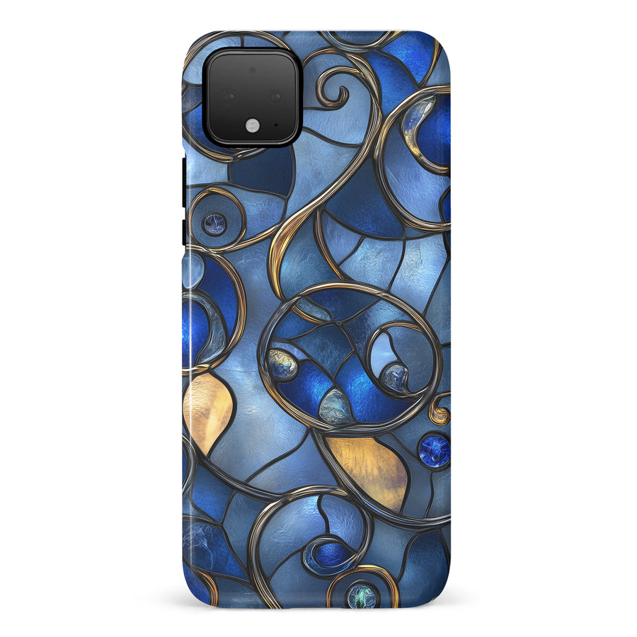 Oceanic Waves Stained Glass Phone Case