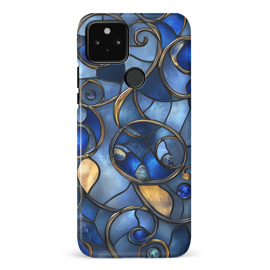 Oceanic Waves Stained Glass Phone Case