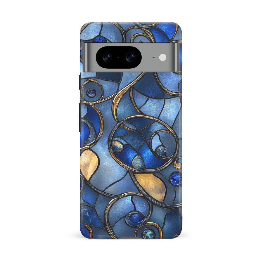 Oceanic Waves Stained Glass Phone Case