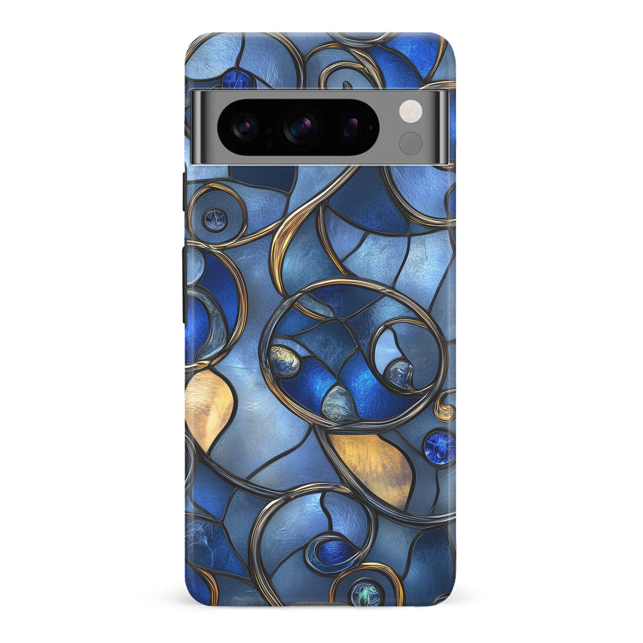 Oceanic Waves Stained Glass Phone Case