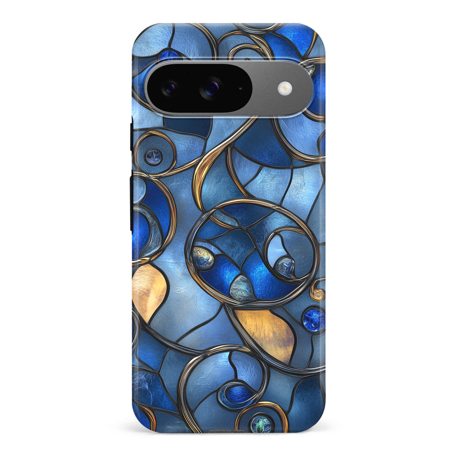 Oceanic Waves Stained Glass Phone Case