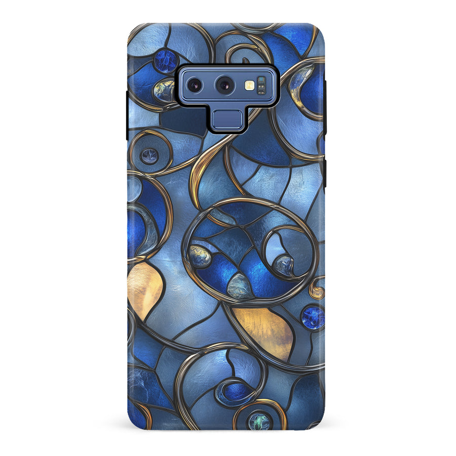 Samsung Galaxy Note 9 Oceanic Waves Stained Glass Phone Case