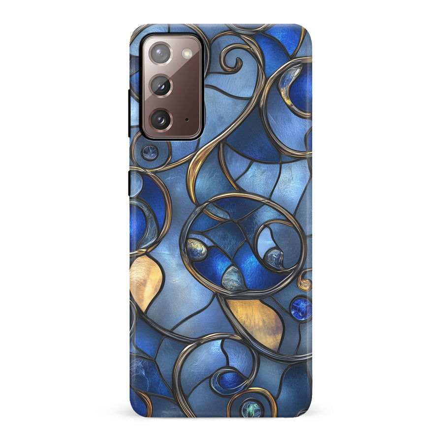 Samsung Galaxy Note 20 Oceanic Waves Stained Glass Phone Case