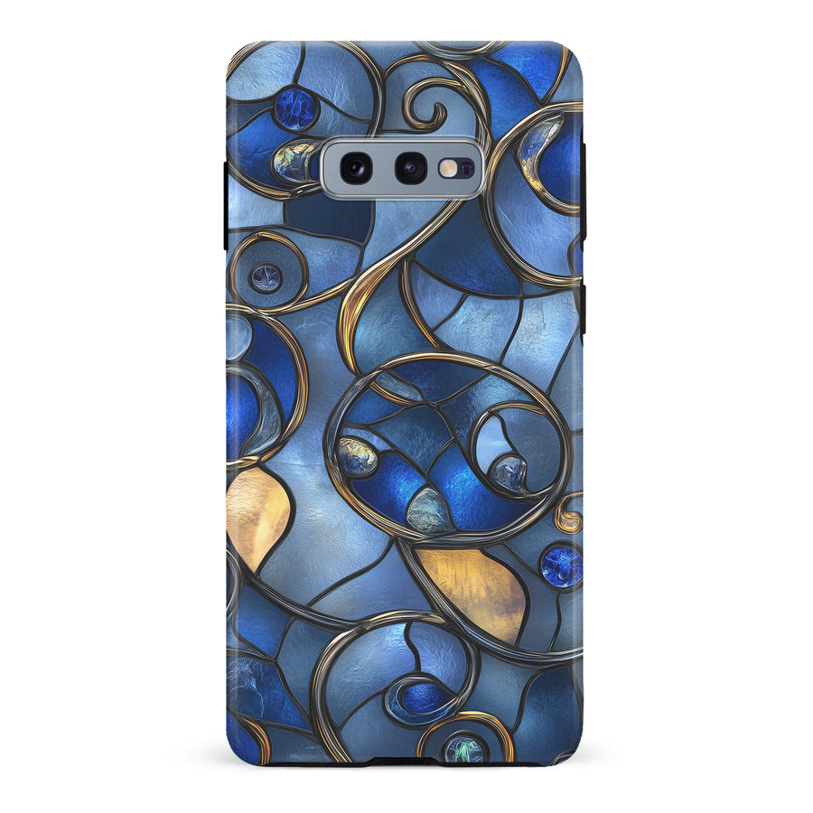 Samsung Galaxy S10e Oceanic Waves Stained Glass Phone Case