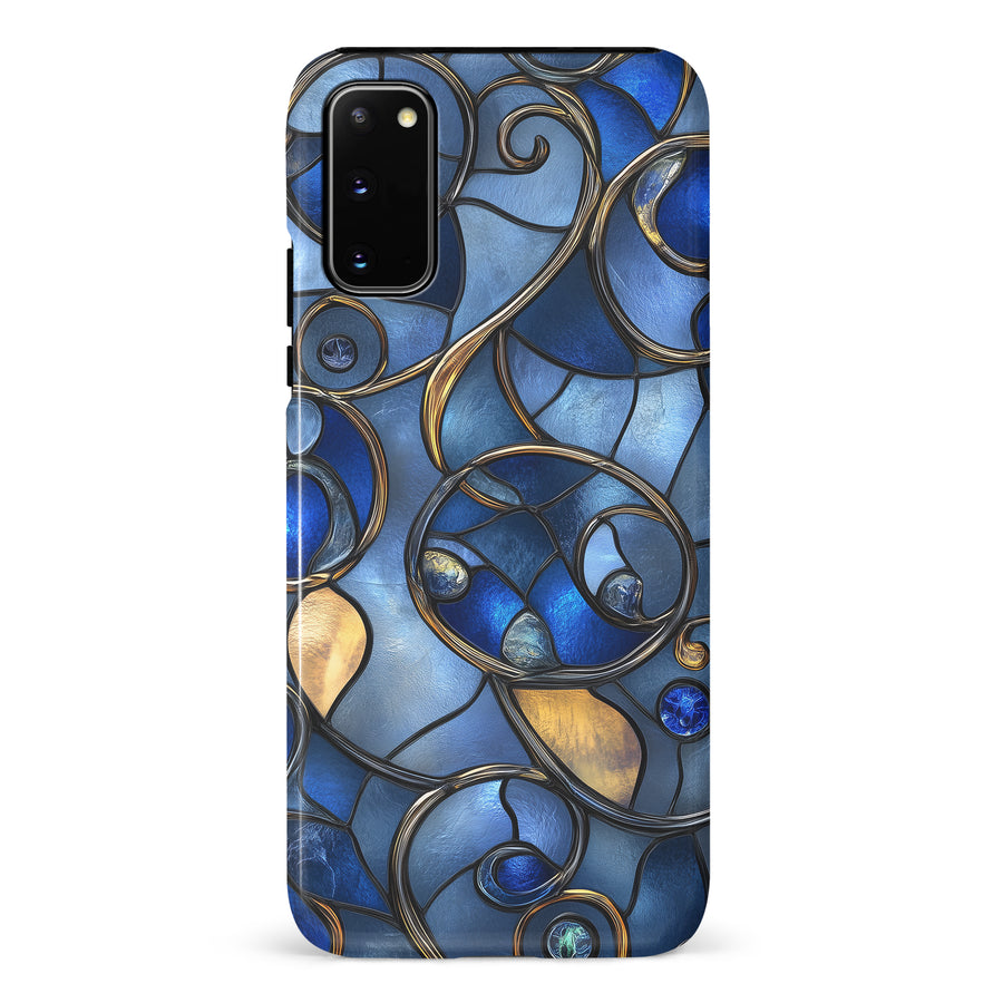 Samsung Galaxy S20 Oceanic Waves Stained Glass Phone Case