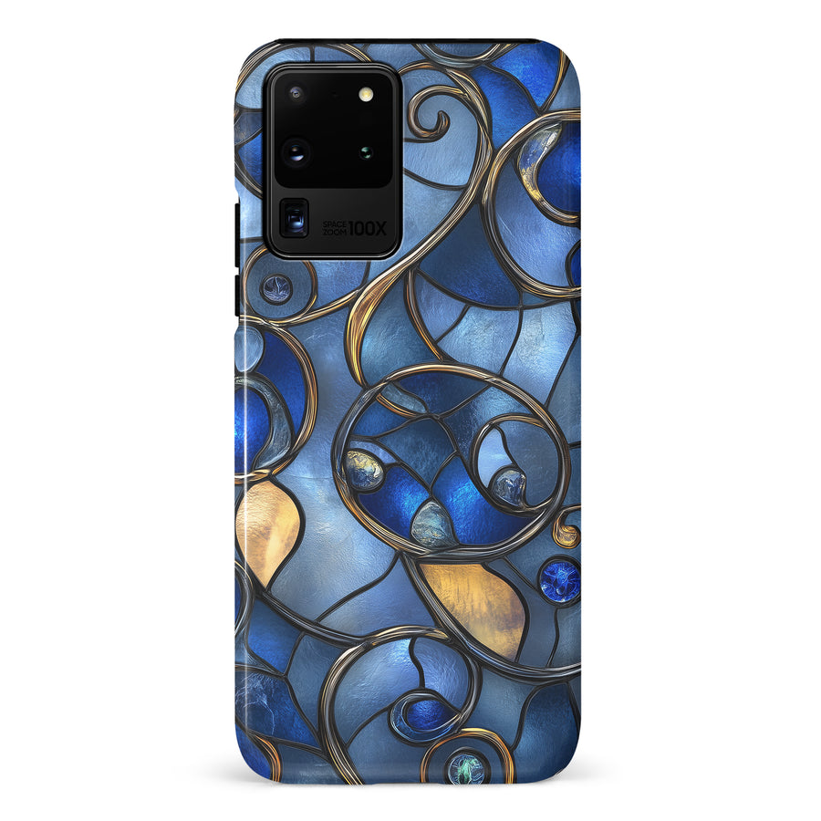 Oceanic Waves Stained Glass Phone Case