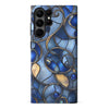 Samsung Galaxy S23 Ultra Oceanic Waves Stained Glass Phone Case