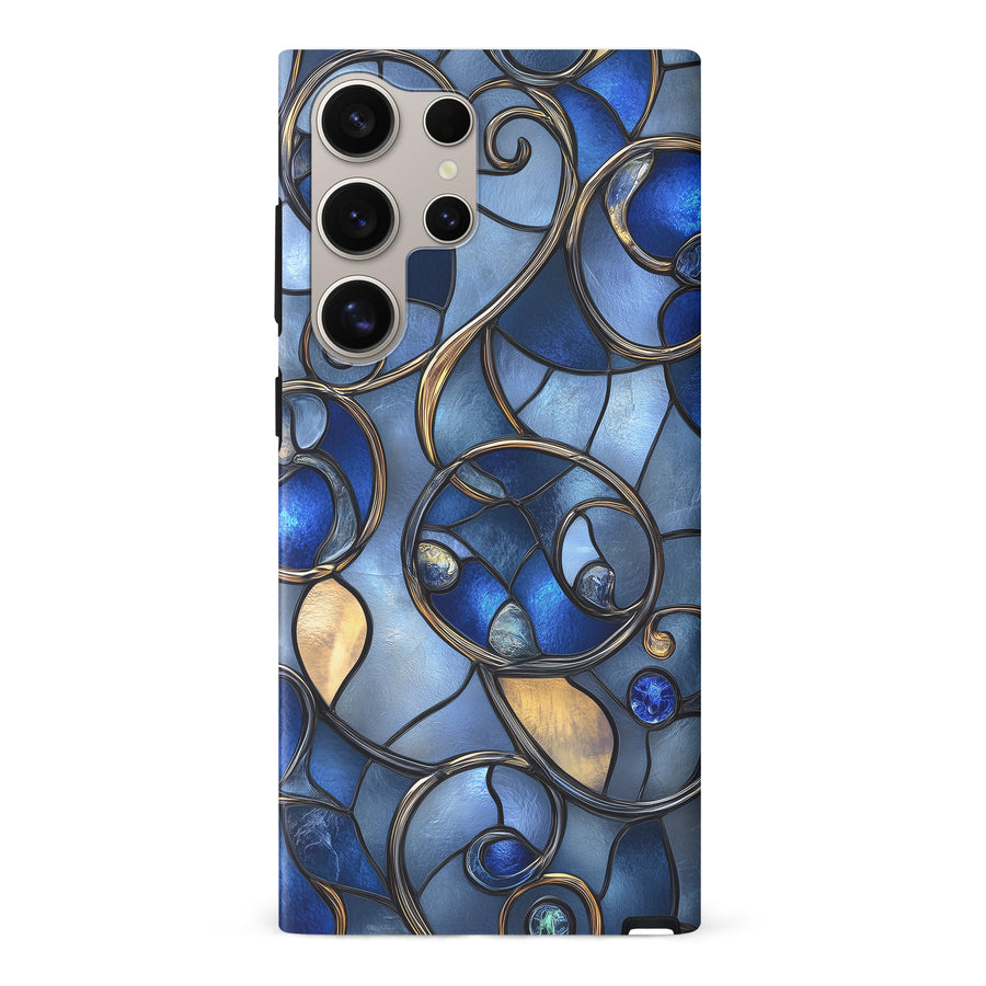 Oceanic Waves Stained Glass Phone Case