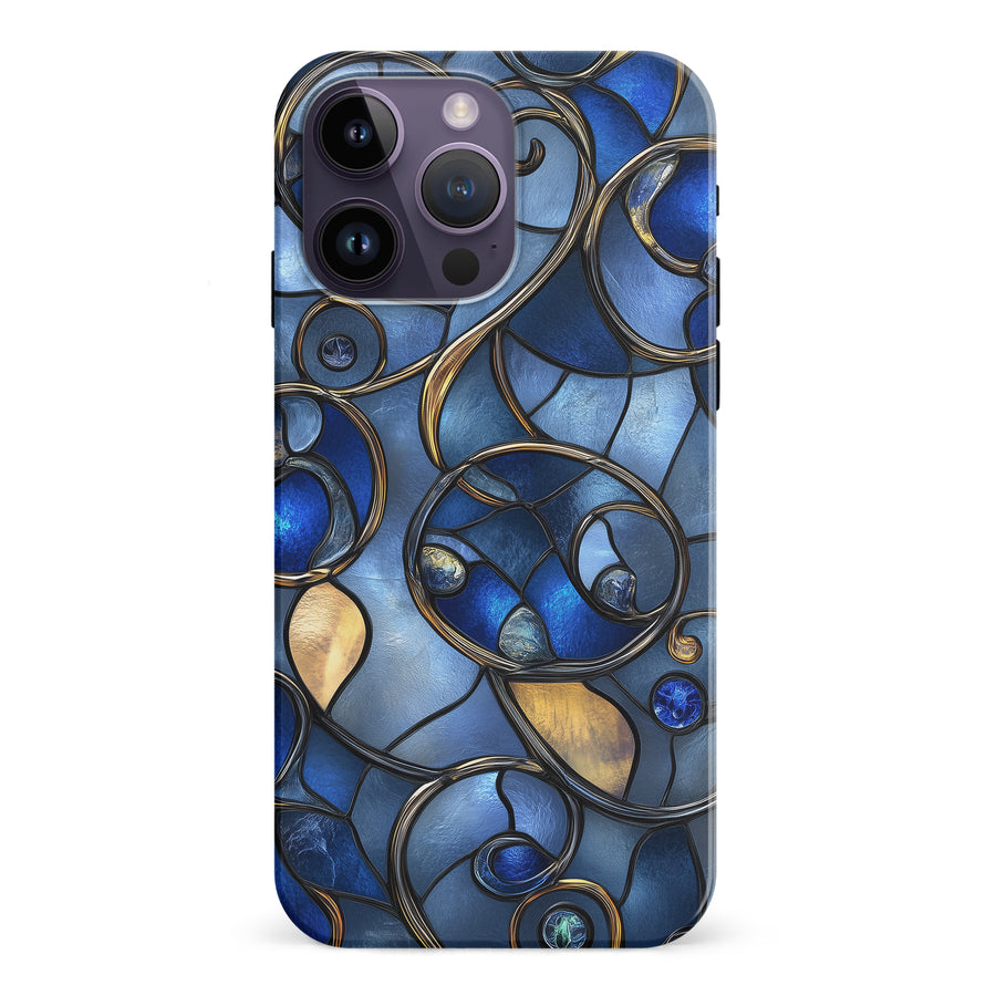 Oceanic Waves Stained Glass Phone Case