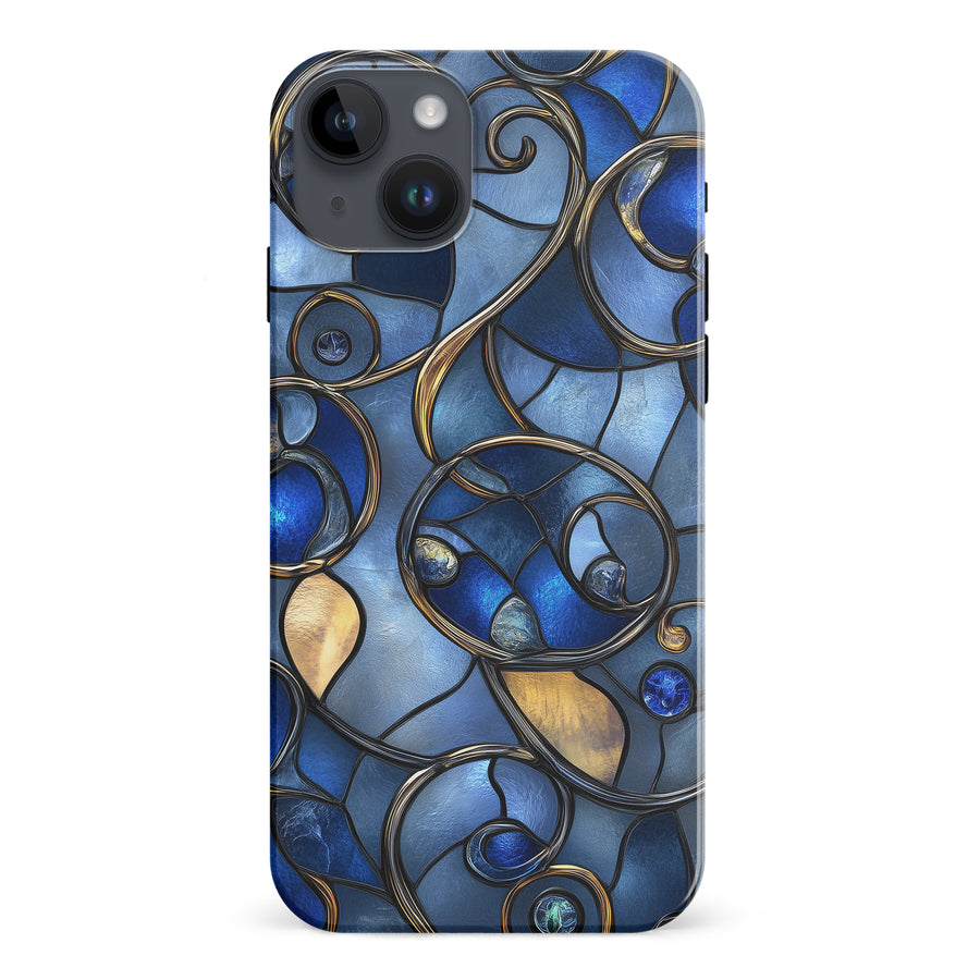 Oceanic Waves Stained Glass Phone Case