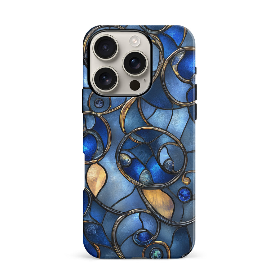 Oceanic Waves Stained Glass Phone Case