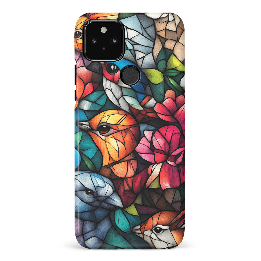 Serene Bird Stained Glass Phone Case