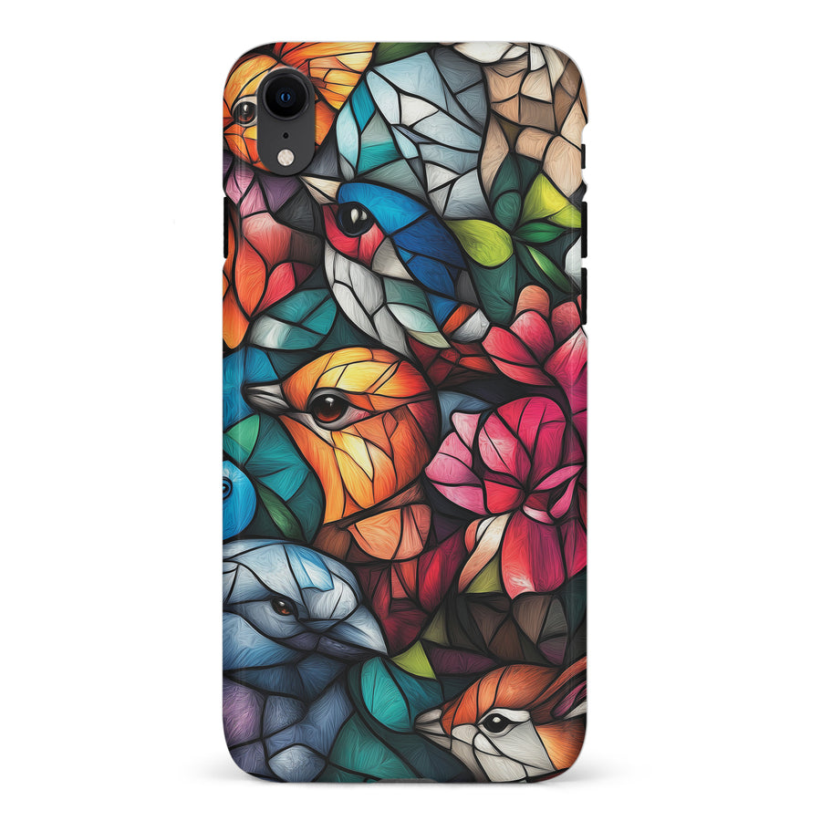 Serene Bird Stained Glass Phone Case