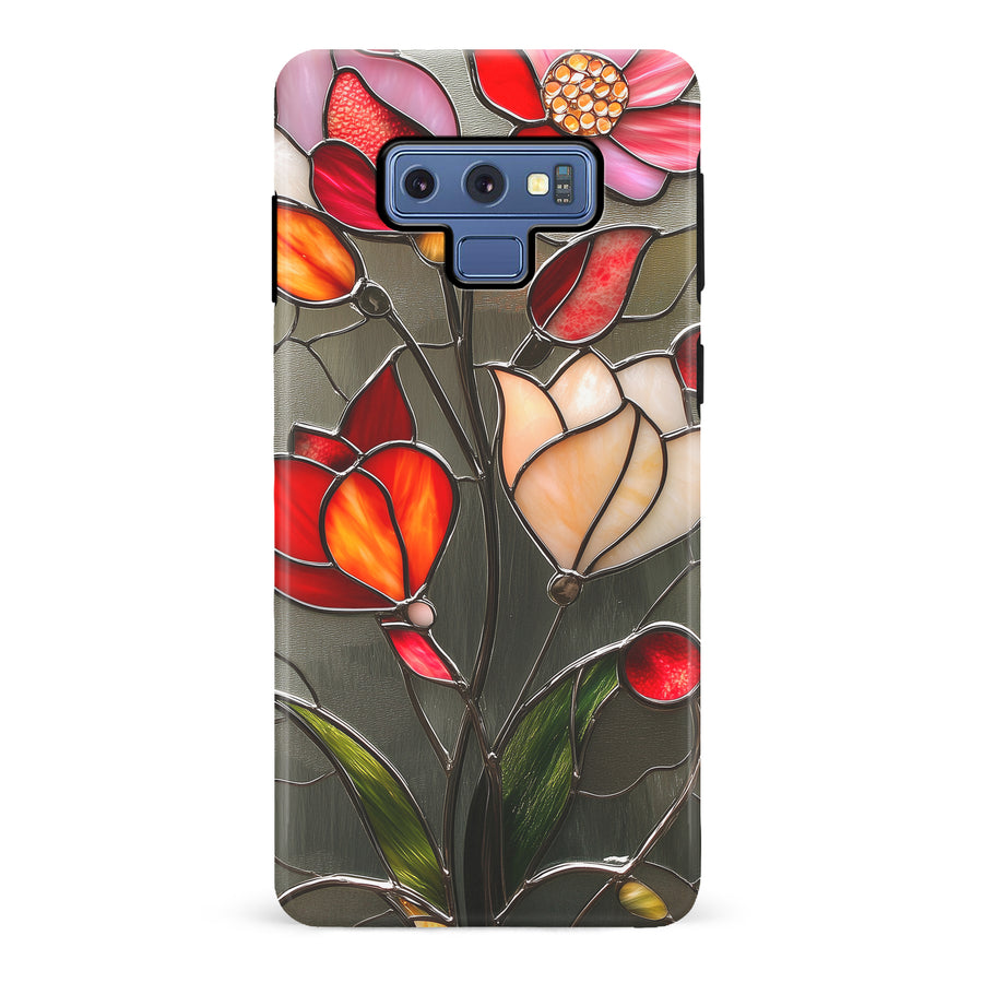 Samsung Galaxy Note 9 Classic Bloom Stained Glass Phone Case